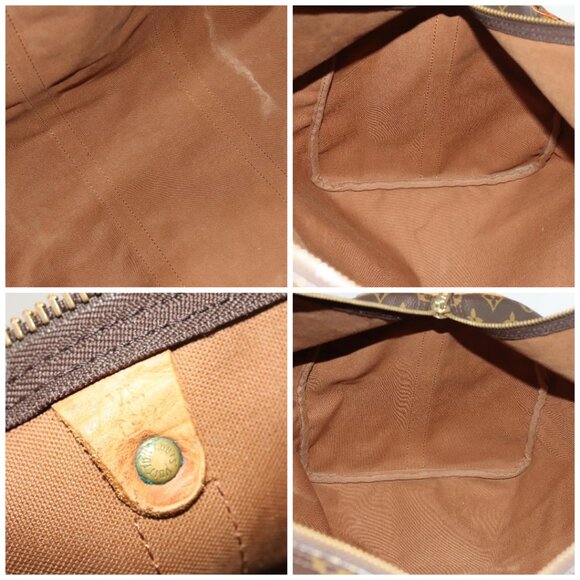 LOUIS VUITTON Monogram Keepall Bandouliere 55 Boston Bag M41414 LV Auth 129659 - Picture 15 of 16